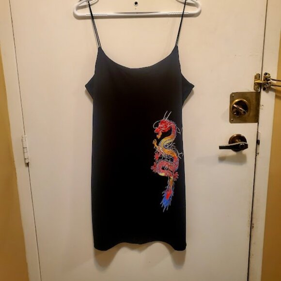 Current Mood Embroidered Dragon Dress - Picture 2 of 2